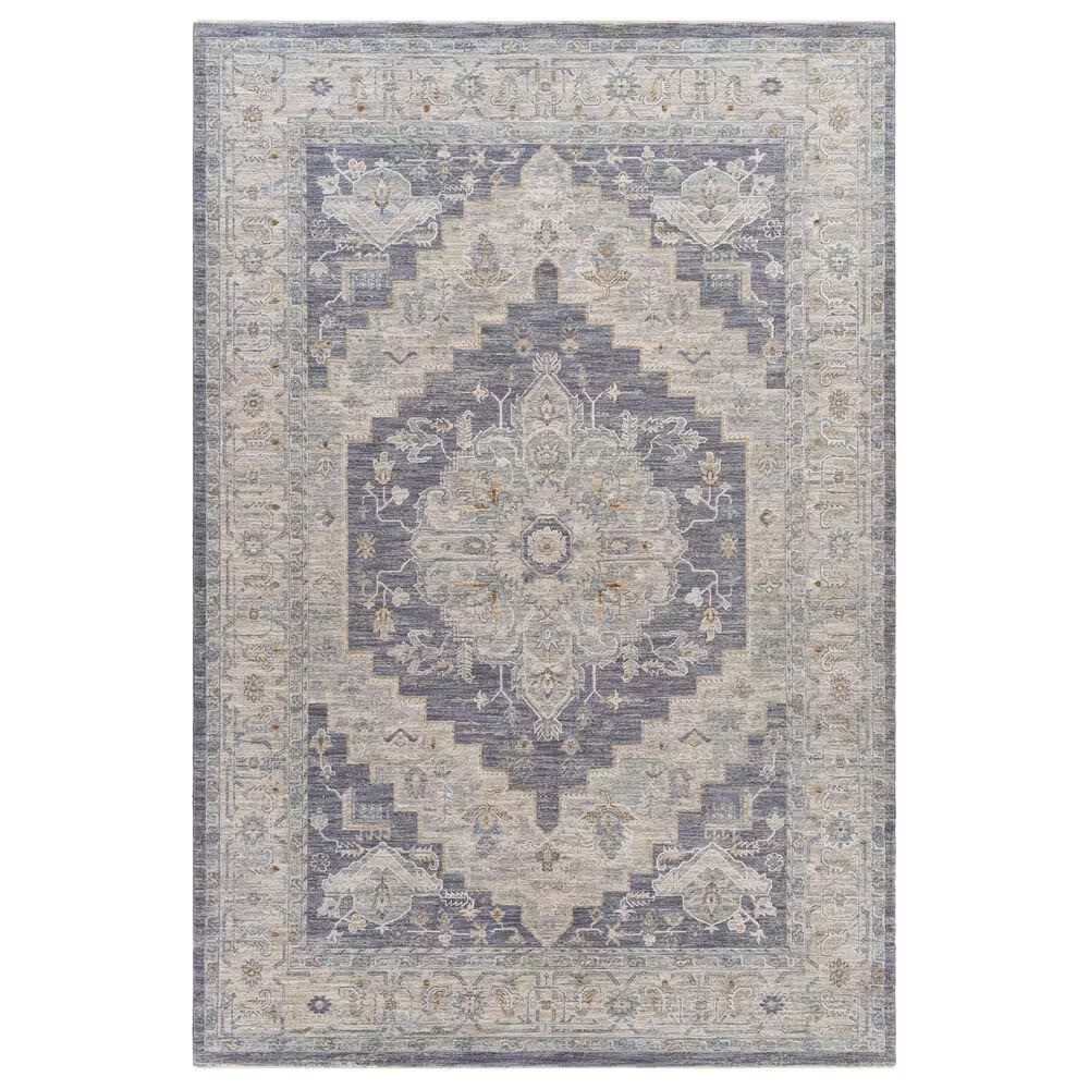 Surya Avant Garde 2' x 3' Gray, Beige and Denim Area Rug