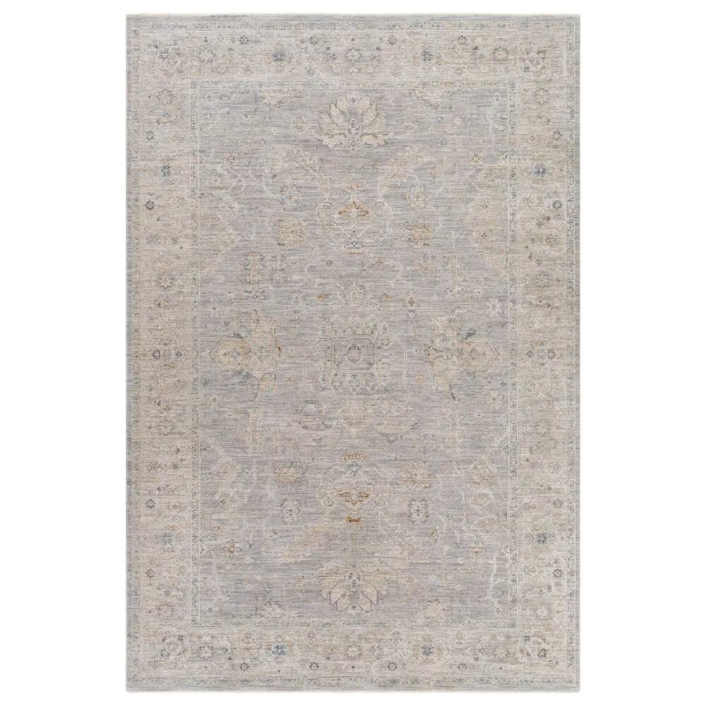 Surya Avant Garde AVT-2304 2'7" x 4' Gray, Beige and Denim Area Rug