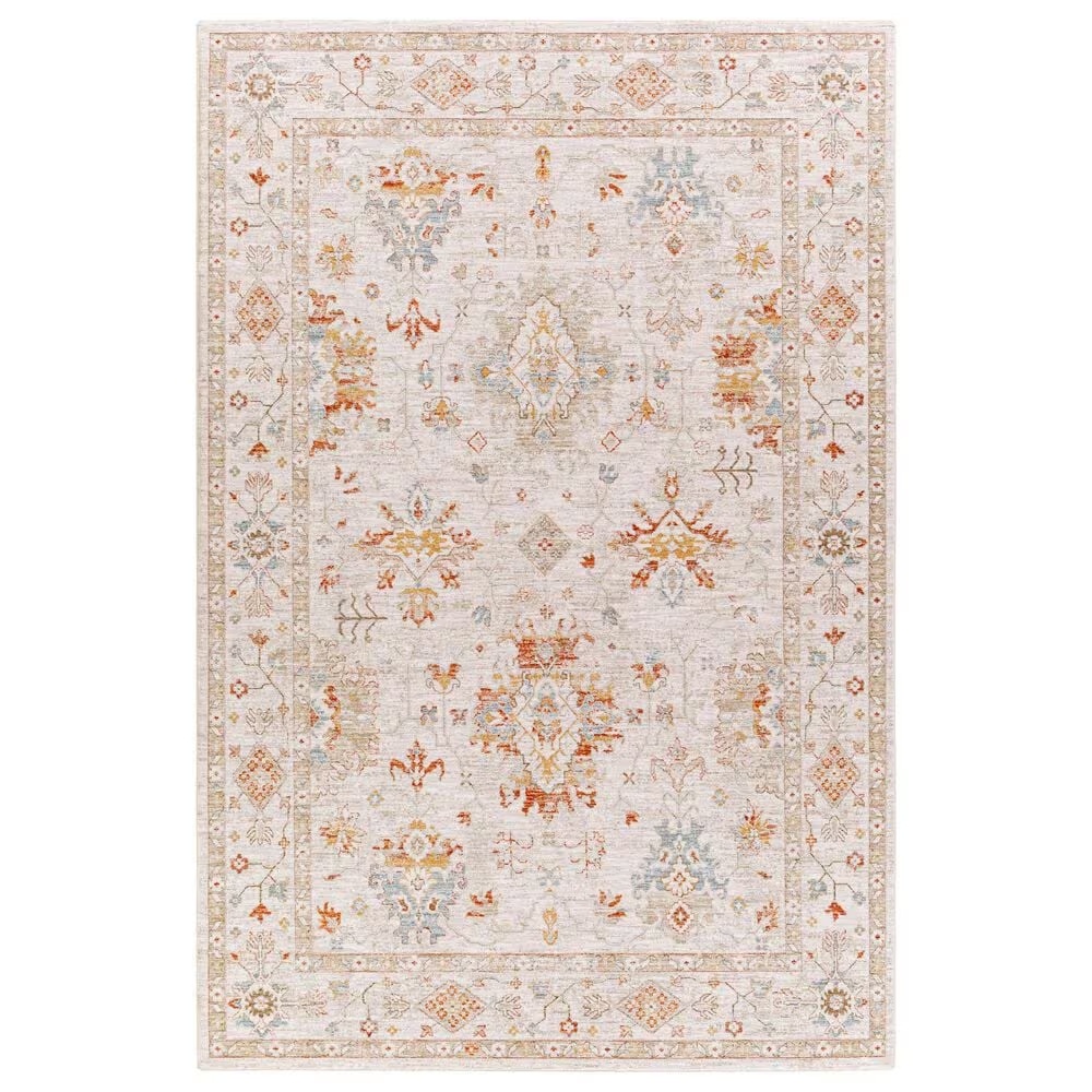 Surya Avant Garde AVT-2311 2'7" x 4' Orange, Blue and Beige Area Rug
