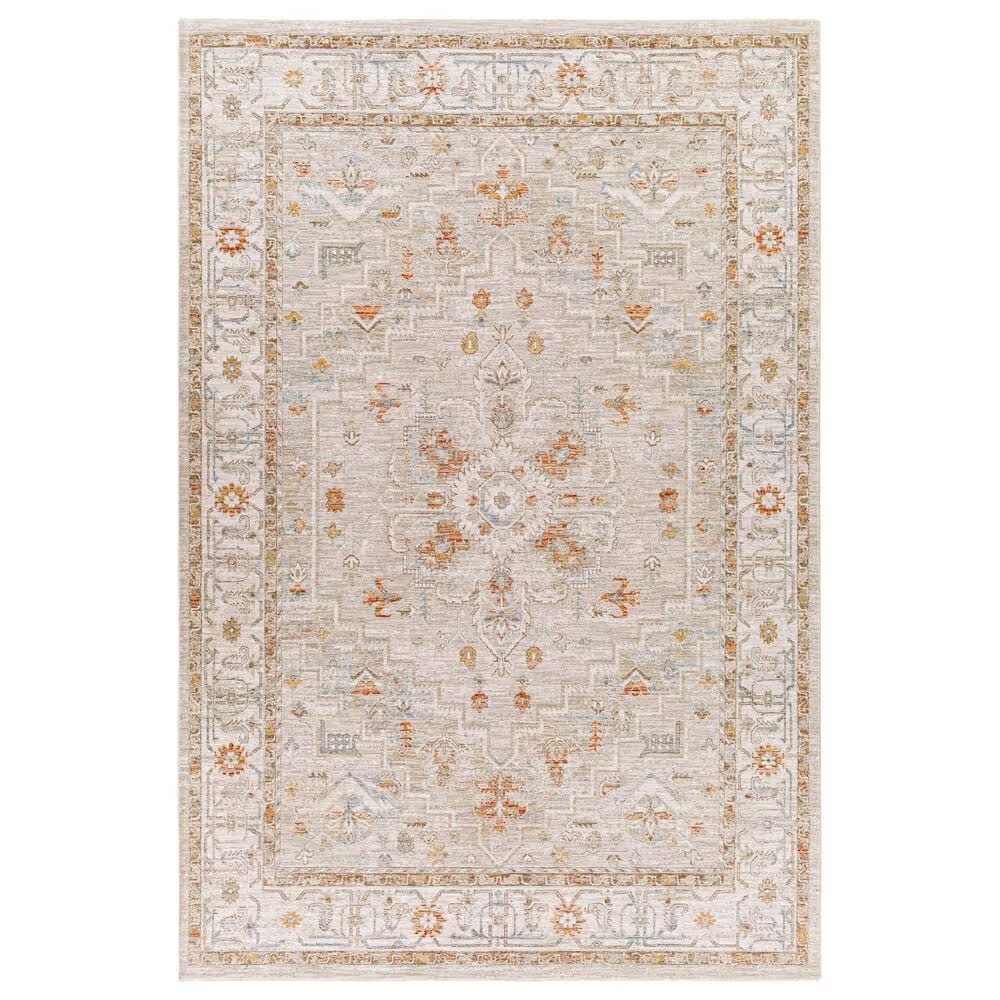 Surya Avant Garde AVT-2314 5' x 7'5" Orange, Blue and Beige Area Rug