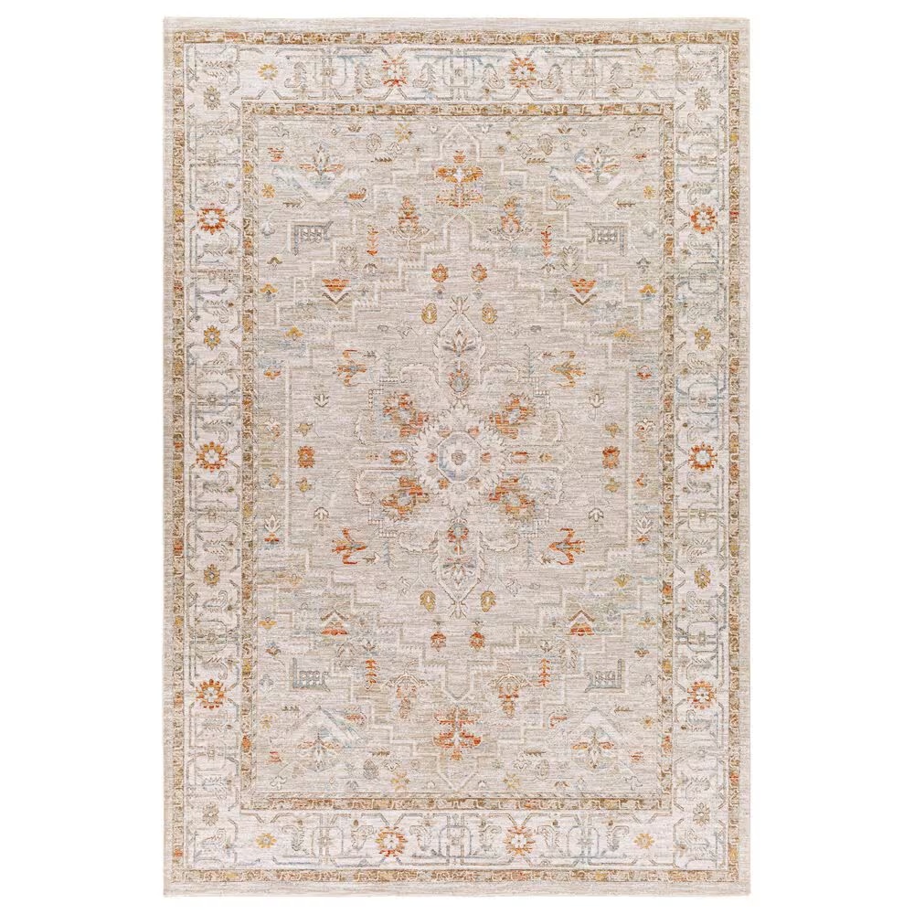 Surya Avant Garde AVT-2314 7'10" x 10'3" Orange, Blue and Beige Area Rug