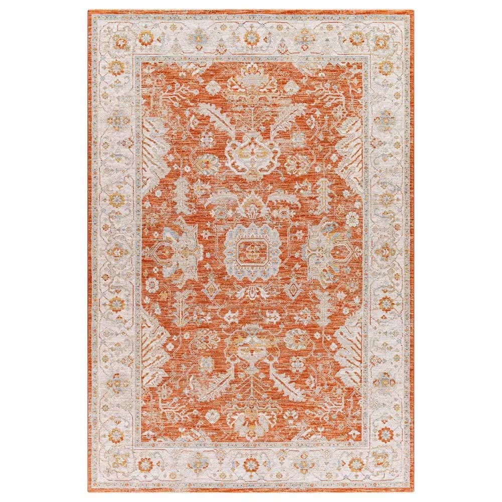 Surya Avant Garde AVT-2317 9' x 12'1" Orange, Blue and Beige Area Rug
