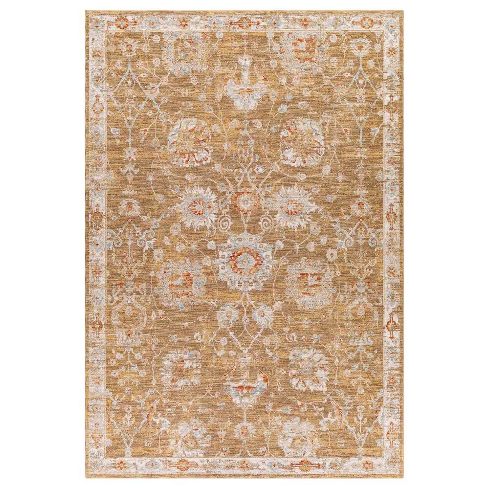 Surya Avant Garde AVT-2320 9' x 12'1" Orange, Blue and Beige Area Rug