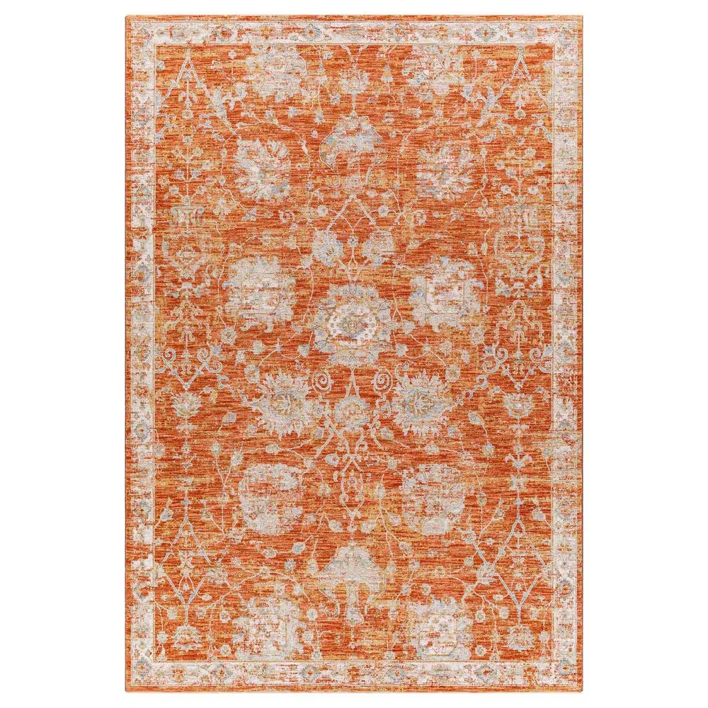 Surya Avant Garde AVT-2321 2'7" x 4' Orange, Blue and Beige Area Rug