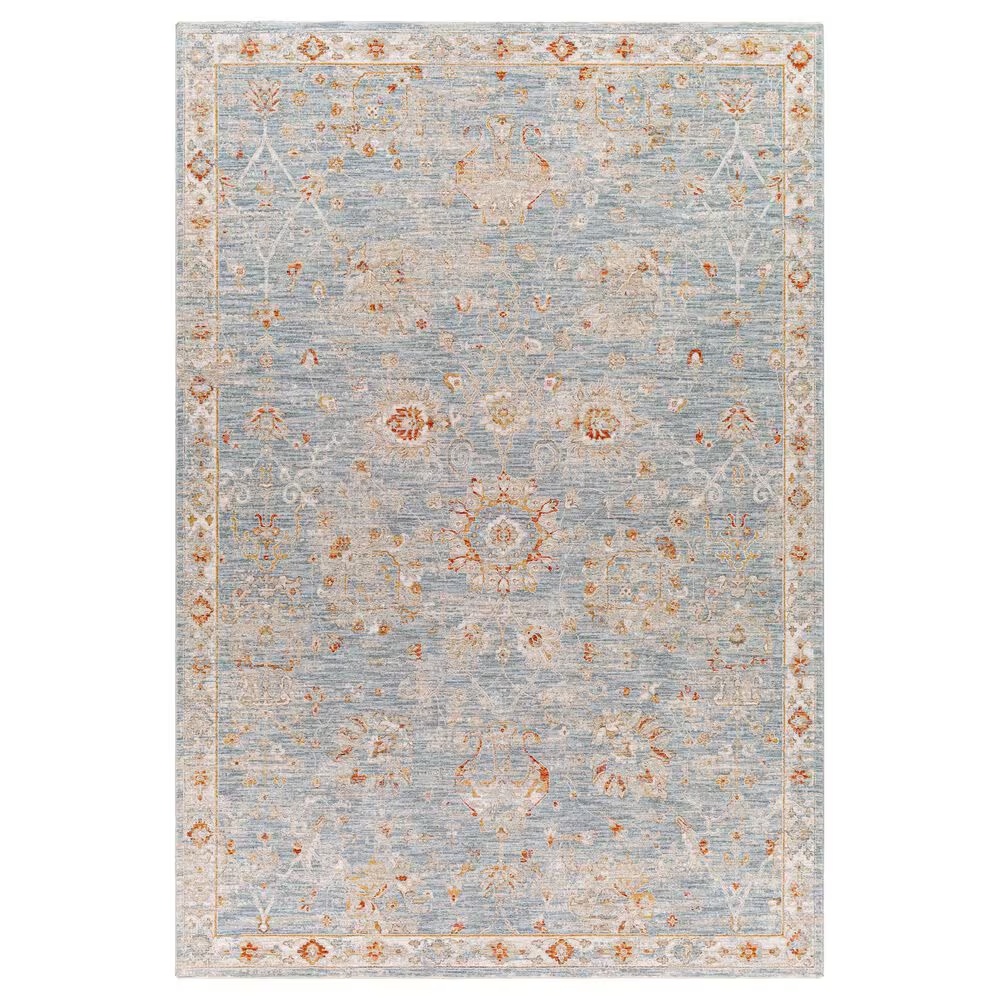 Surya Avant Garde 2'7" x 4' Orange, Blue and Beige Area Rug