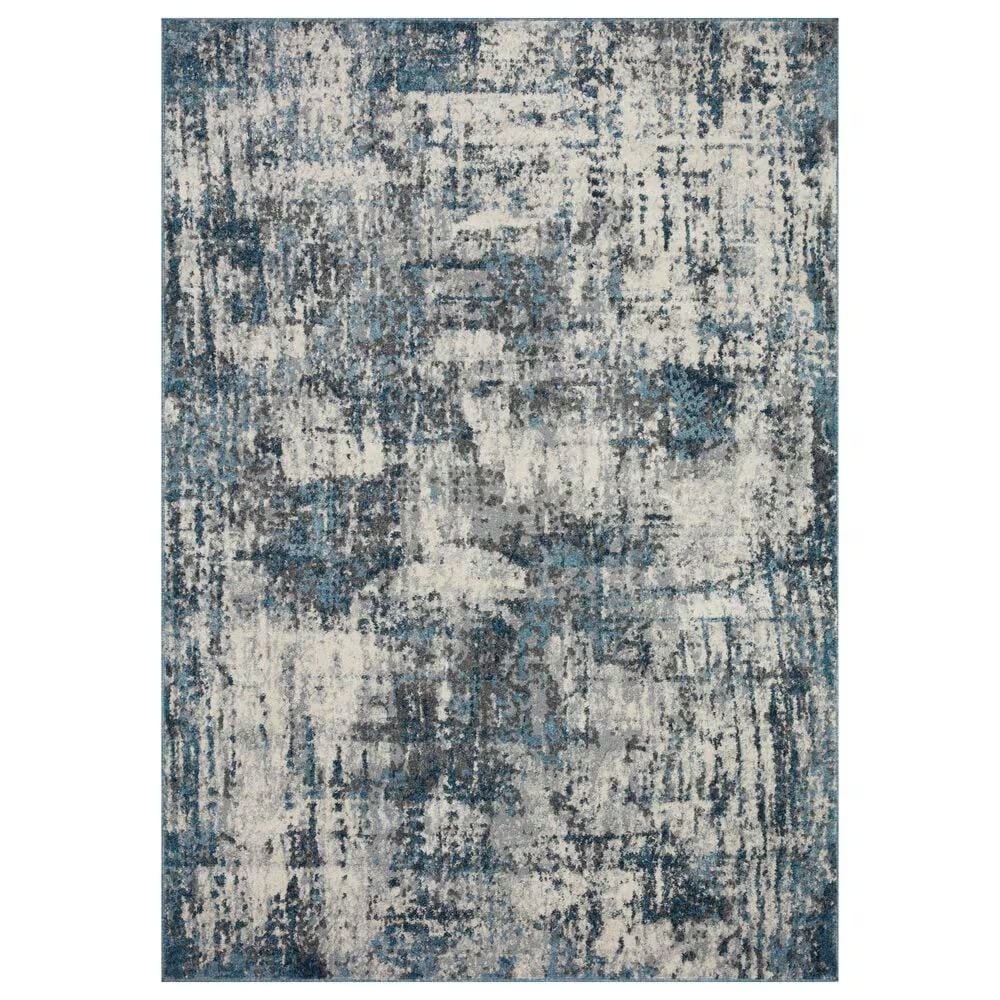 Loloi II Austen 2' x 3' Natural and Ocean Area Rug