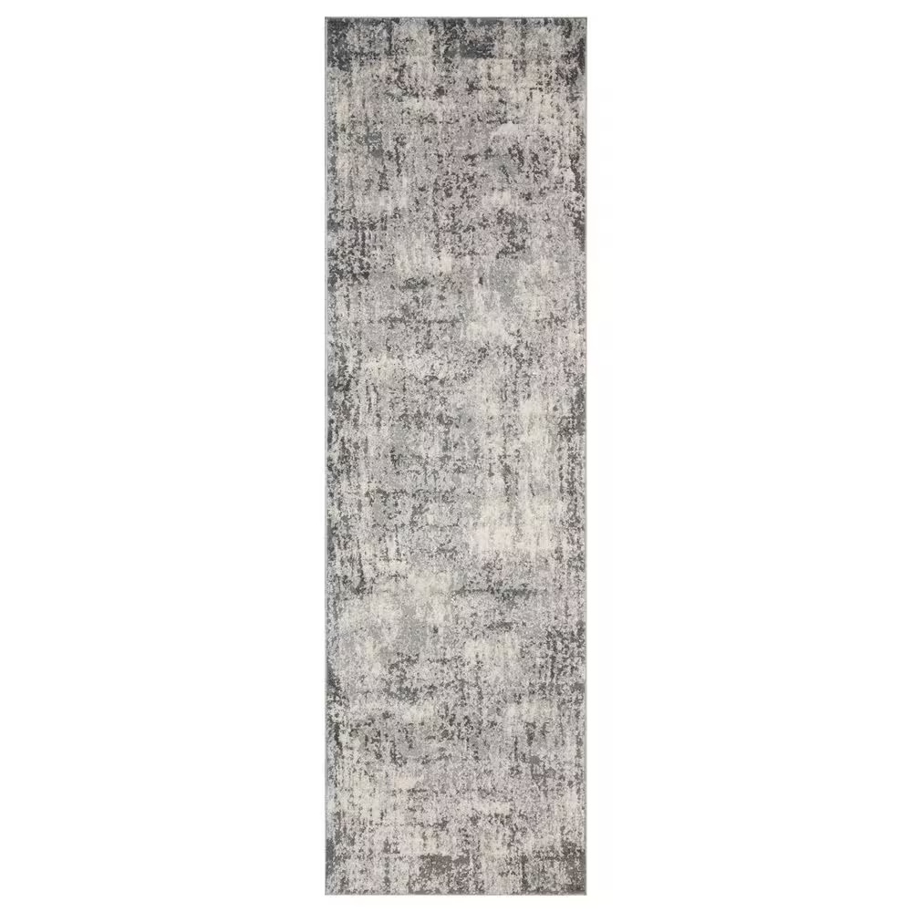 Loloi II Austen 2'4" x 10' Pebble and Charcoal Runner