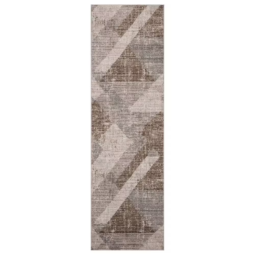 Loloi II Austen AUS-04 2'4" x 8' Stone and Bark Runner