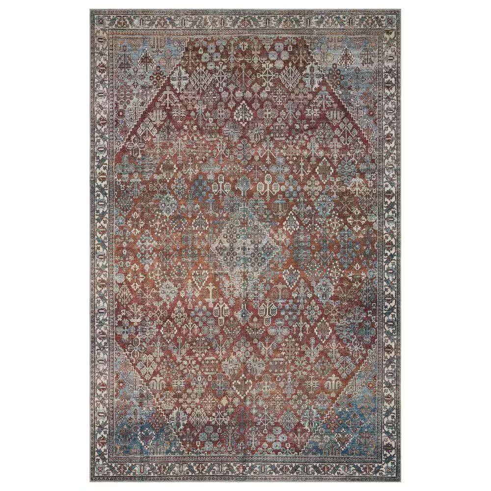 Magnolia Home Lenna LEA-05 2' x 5' Denim and Sand Area Rug