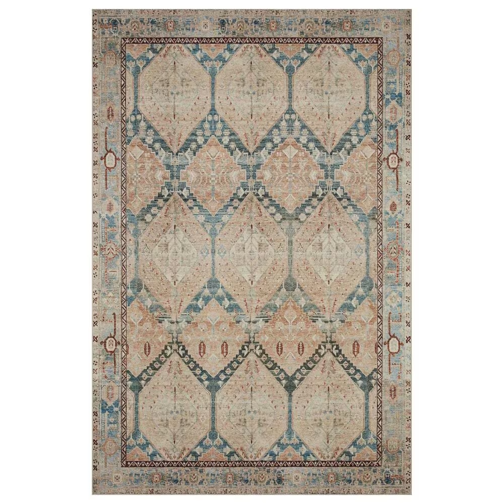 Magnolia Home Lenna LEA-05 3'6" x 5'6" Denim and Sand Area Rug