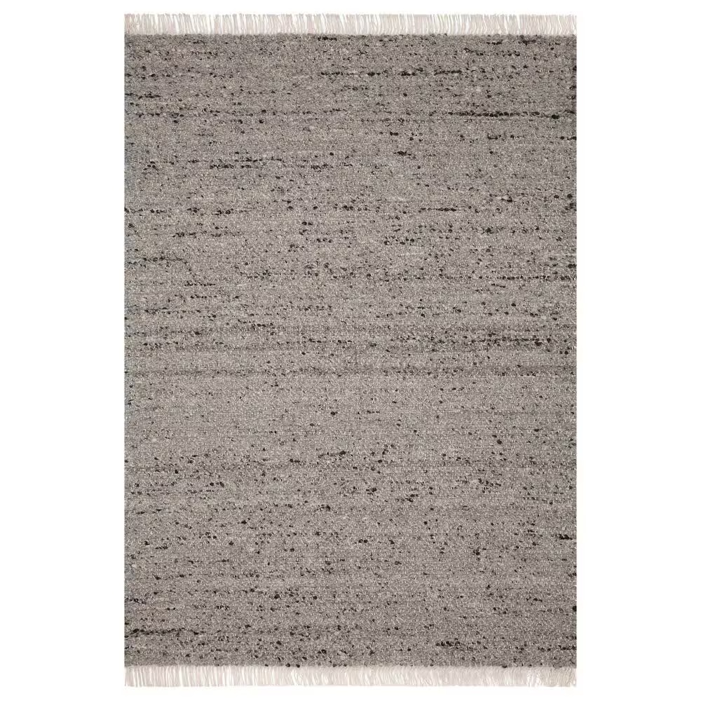 Magnolia Home Hayes 5' x 7'6" Silver and Stone Area Rug