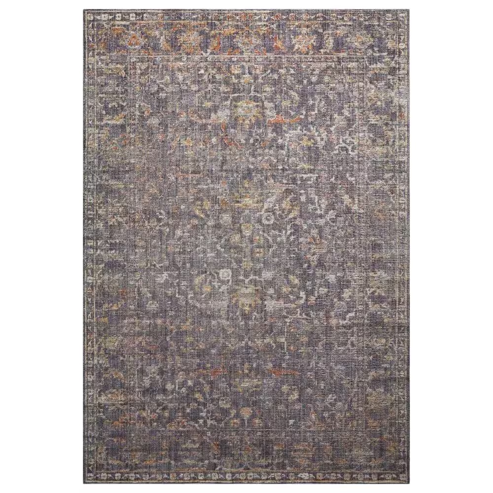 Chris Loves Julia x Loloi Rosemarie 5' x 7'10" Graphite and Multicolor Area Rug