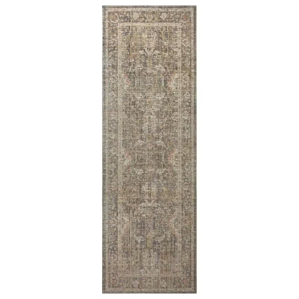 Chris Loves Julia x Loloi Rosemarie 2'7" x 12' Sage and Blush Runner