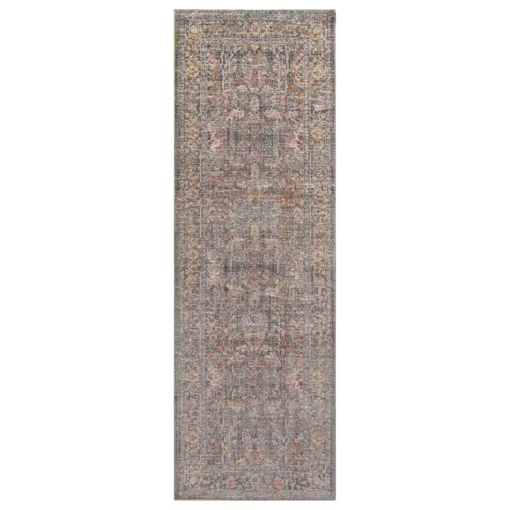 Chris Loves Julia x Loloi Rosemarie 2'7" x 8' Stone and Multicolor Runner