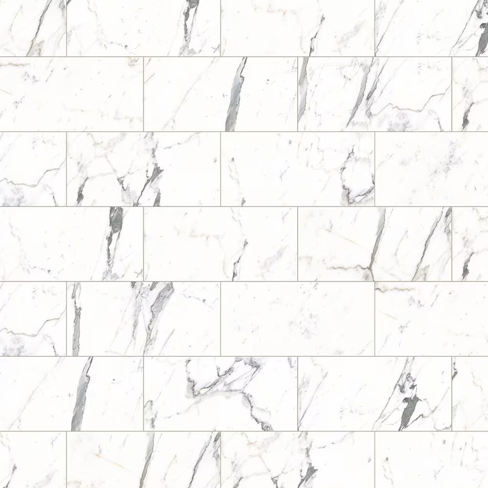 Inhaus Sono Eclipse Reposado Carrara 12" x 25" Commercial Vinyl Tile