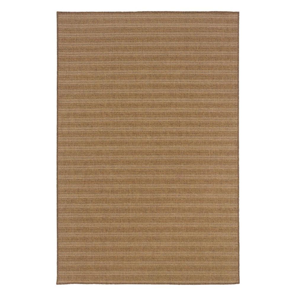 Oriental Weavers Karavia 001X3 2'5" x 4'5" Tan Outdoor Rug