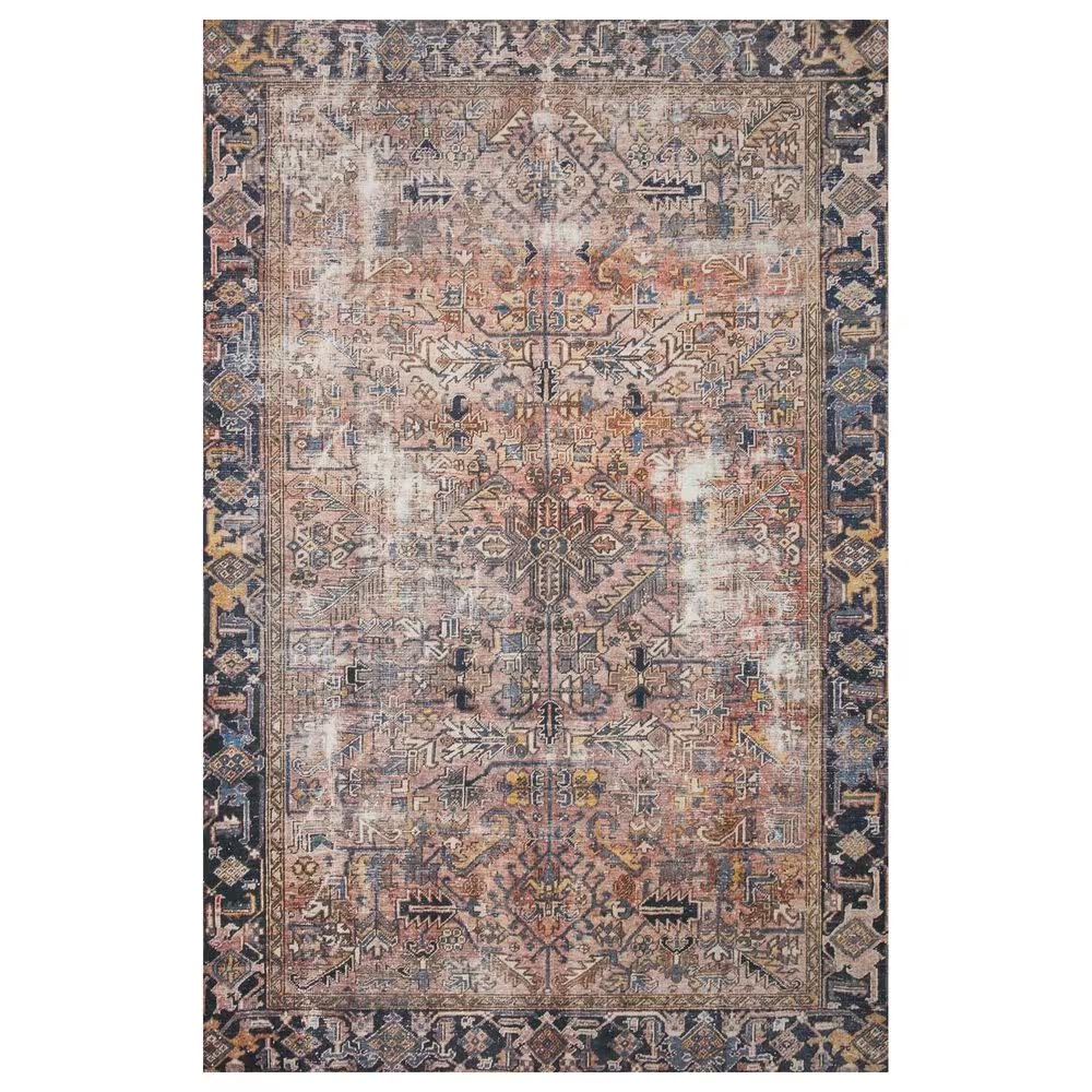 Chris Loves Julia x Loloi Jules 5' x 7'6" Terracotta and Multicolor Area Rug