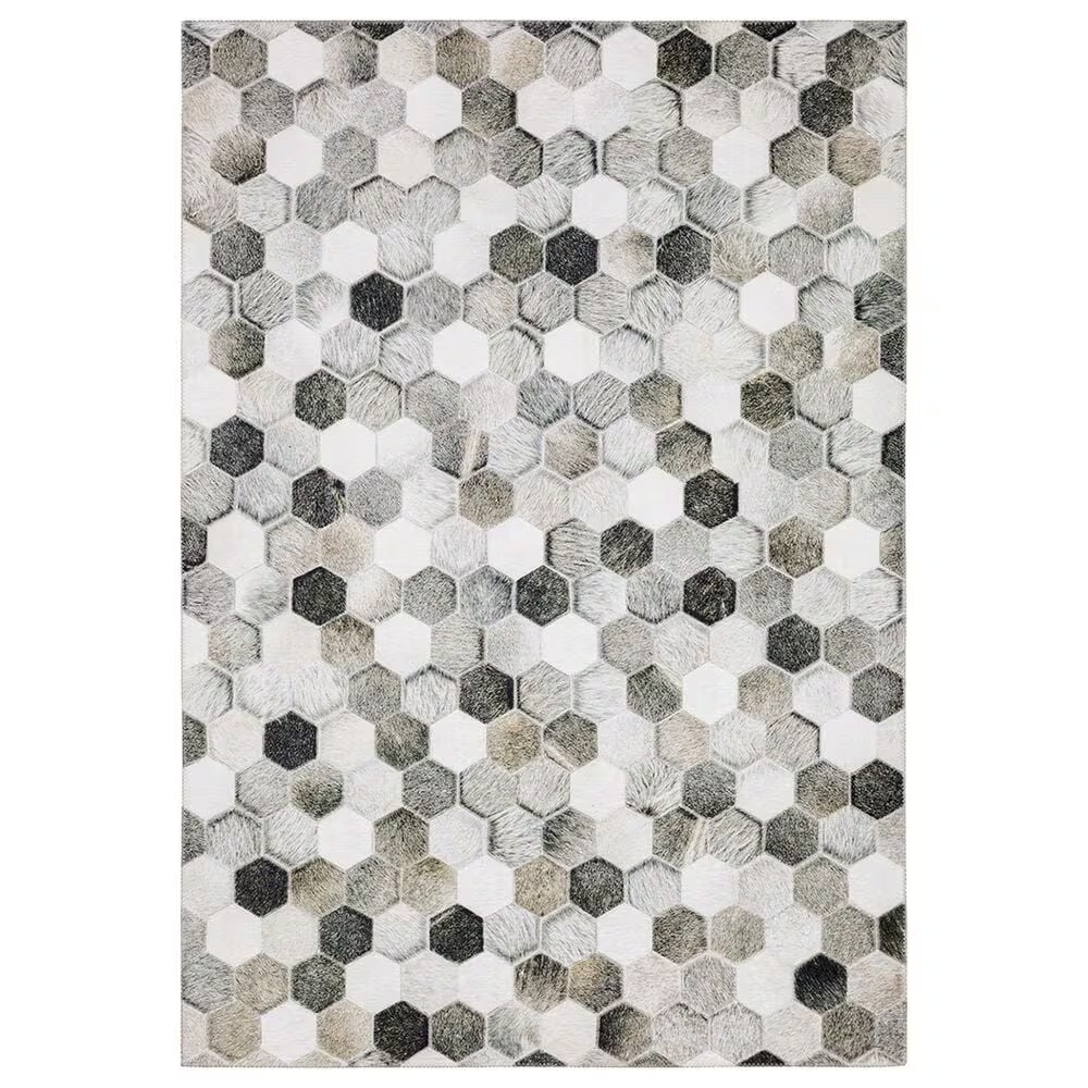 Oriental Weavers Myers Park MYP17 5' x 7' Grey Area Rug