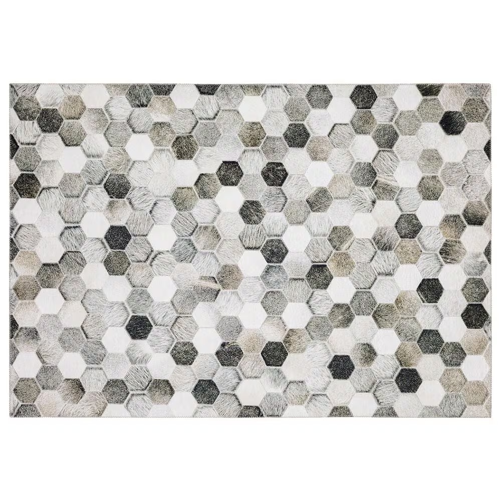 Oriental Weavers Myers Park MYP17 8'9" x 12' Grey Area Rug