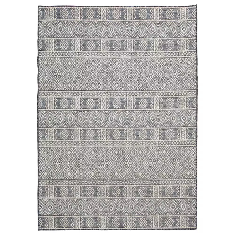 Central Oriental Melbourne Draya 7'10" x 9'10" Lagoon and Multicolor Area Rug
