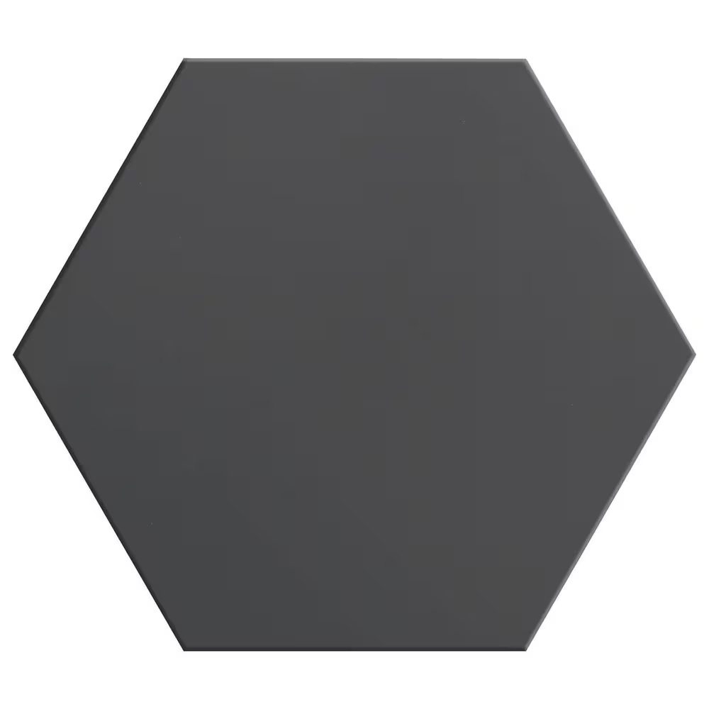 Emser Heksa Black 8" x 9" Porcelain Tile