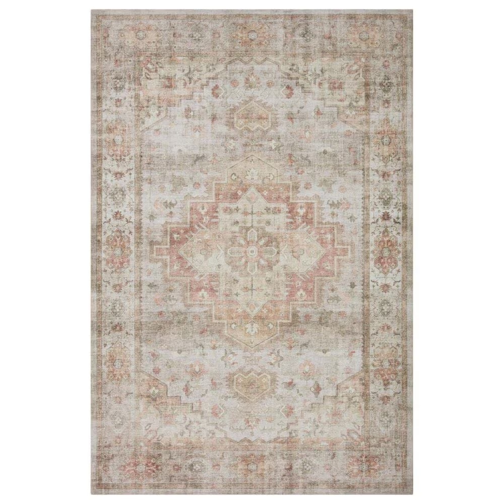 Loloi II Heidi 6' x 9' Sage and Multicolor Area Rug