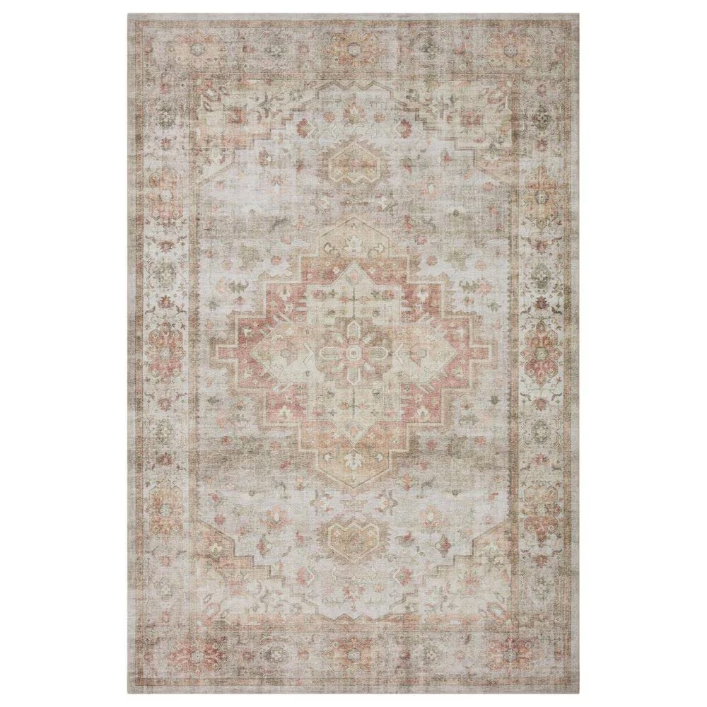 Loloi II Heidi 7'6" Square Sage and Multicolor Area Rug