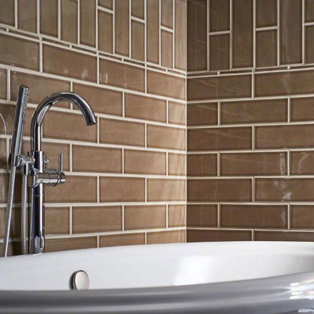 MS International Subway Artisan Taupe 4" x 12" Ceramic Tile