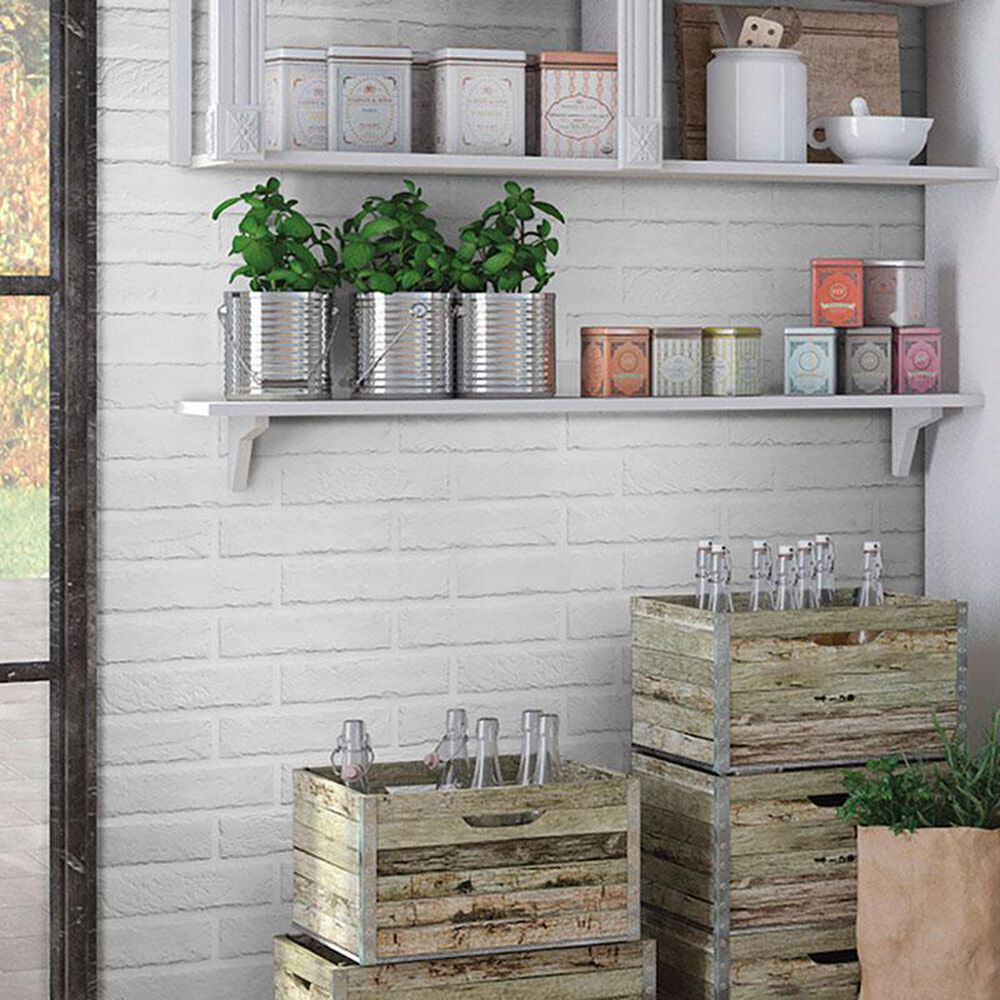 MS International Capella White Brick 2 1/3" x 10" Porcelain Tile