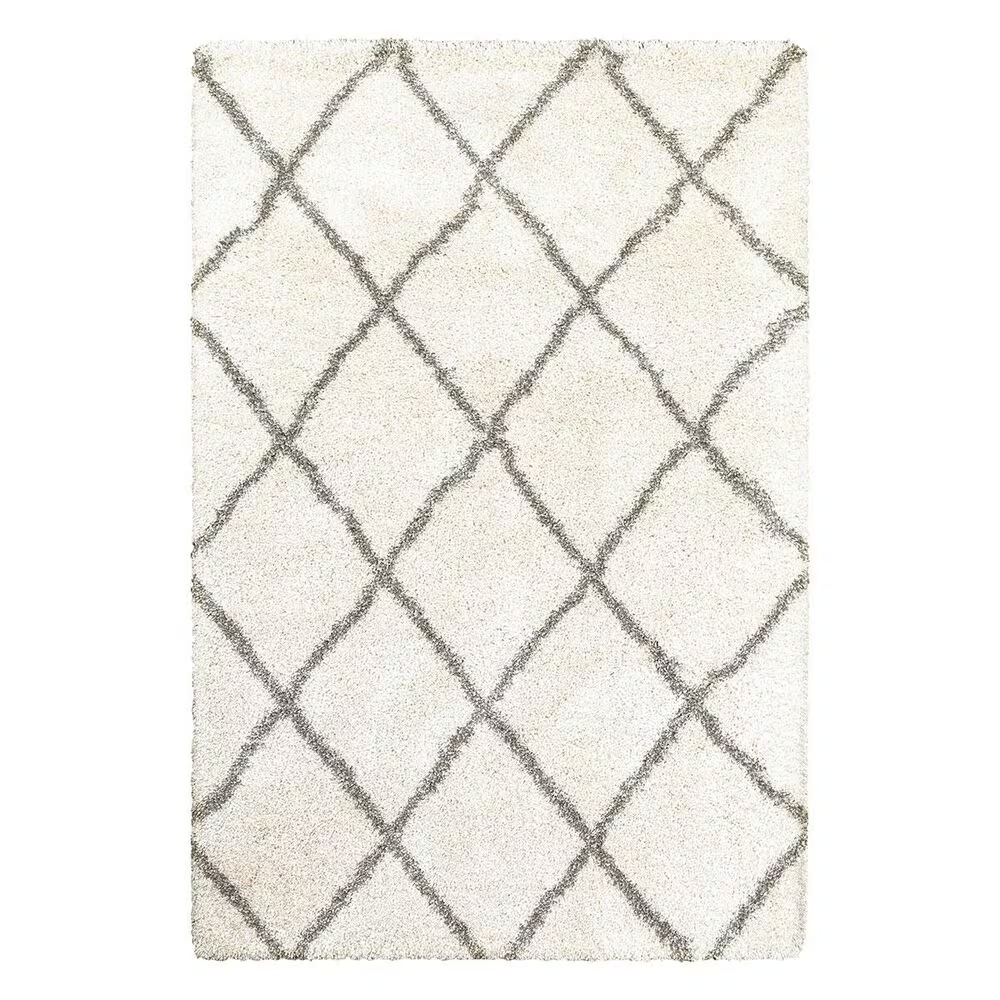 Oriental Weavers Henderson 90W 5'3" x 7'6" Ivory/Grey Area Rug
