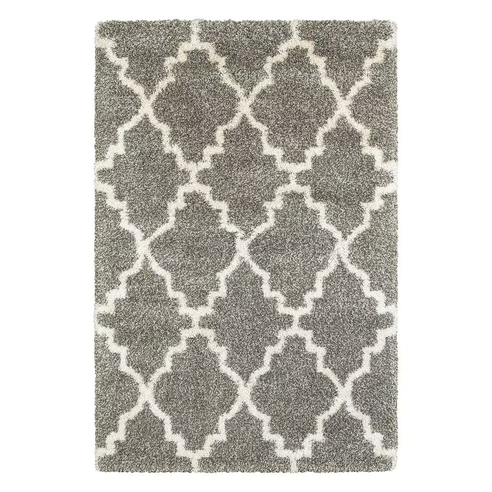 Oriental Weavers Henderson 92E 5'3" x 7'6" Grey/Ivory Area Rug