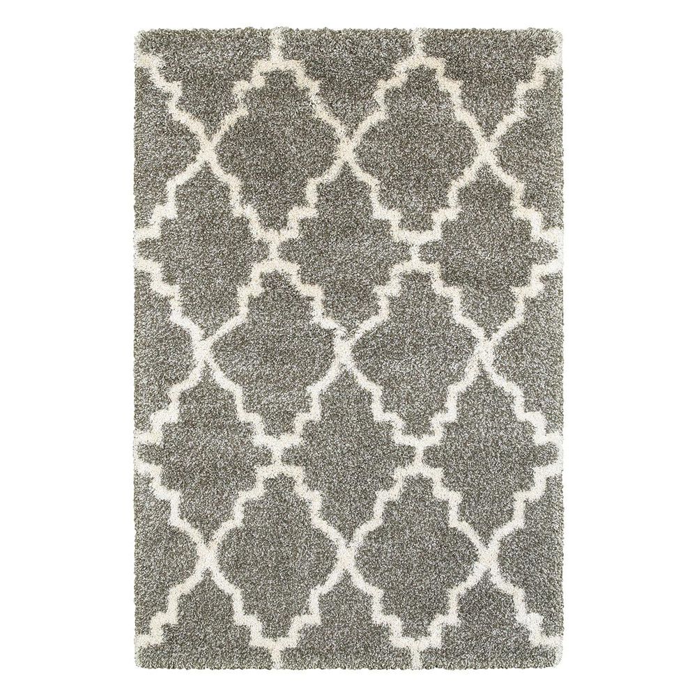 Oriental Weavers Henderson 92E 7'10" x 10'10" Grey/Ivory Area Rug