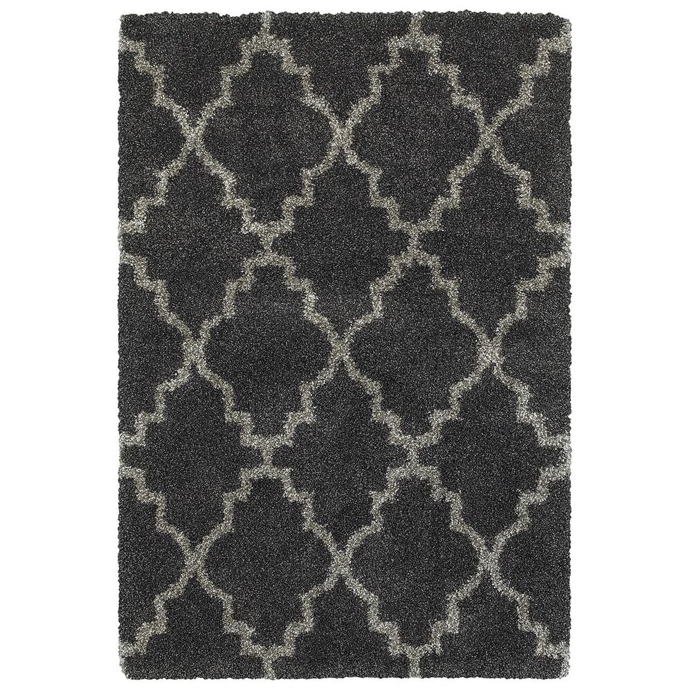 Oriental Weavers Henderson 92K 9'10" x 12'10" Charcoal and Grey Area Rug