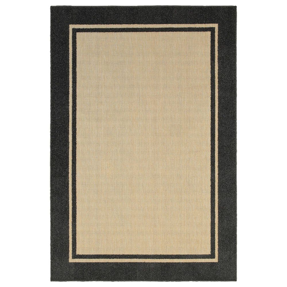 Oriental Weavers Cayman 5594K 9'10" x 12'10" Sand and Charcoal Area Rug