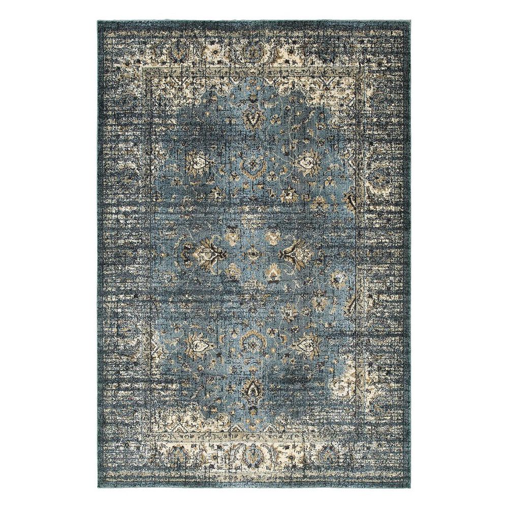 Oriental Weavers Empire 114L 5'3" x 7'6" Blue/Ivory Area Rug