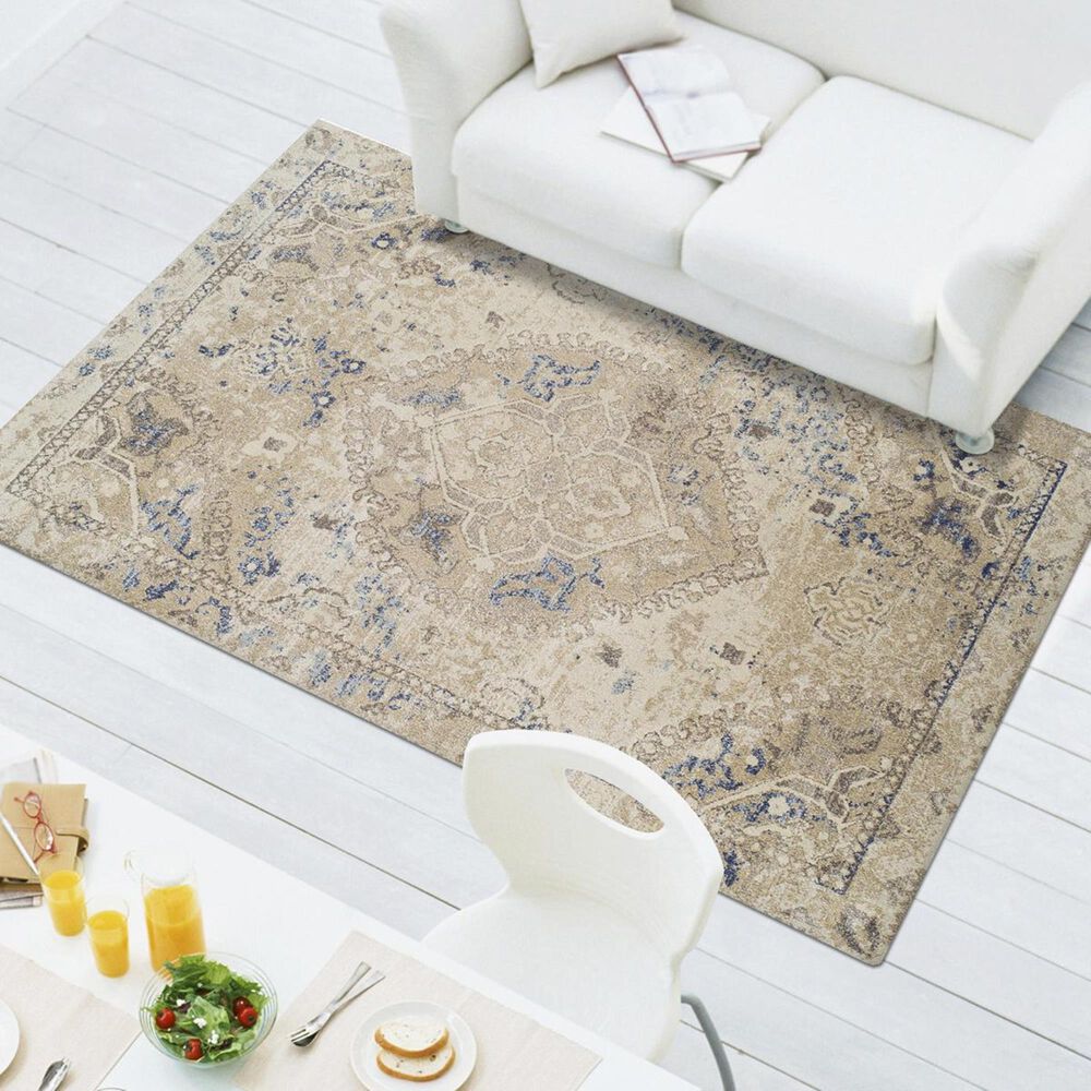 Dalyn Rug Company Antigua AN7 9'5" x 13'2" Linen Area Rug