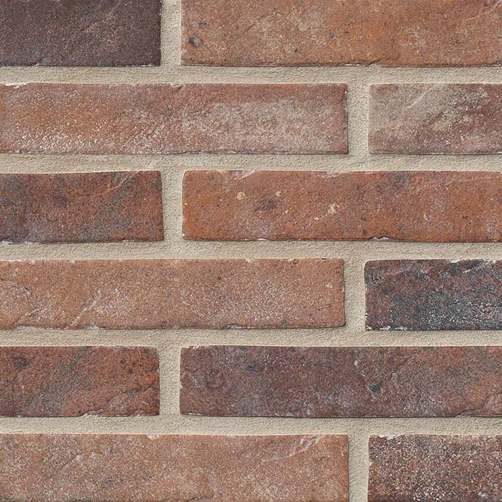 MS International Brickstone Red 2" x 10" Porcelain Tile