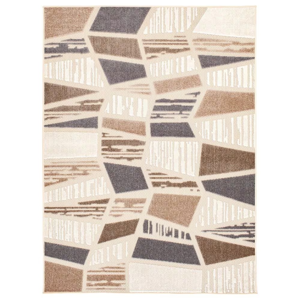 Central Oriental Fontana Hadia 2'2" x 3' Cream and Brown Area Rug