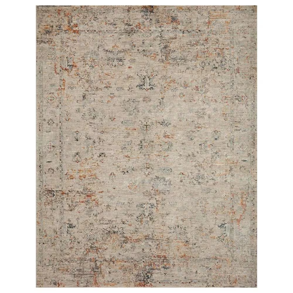 Loloi Axel 2'6" x 10' Silver and Spice Runner