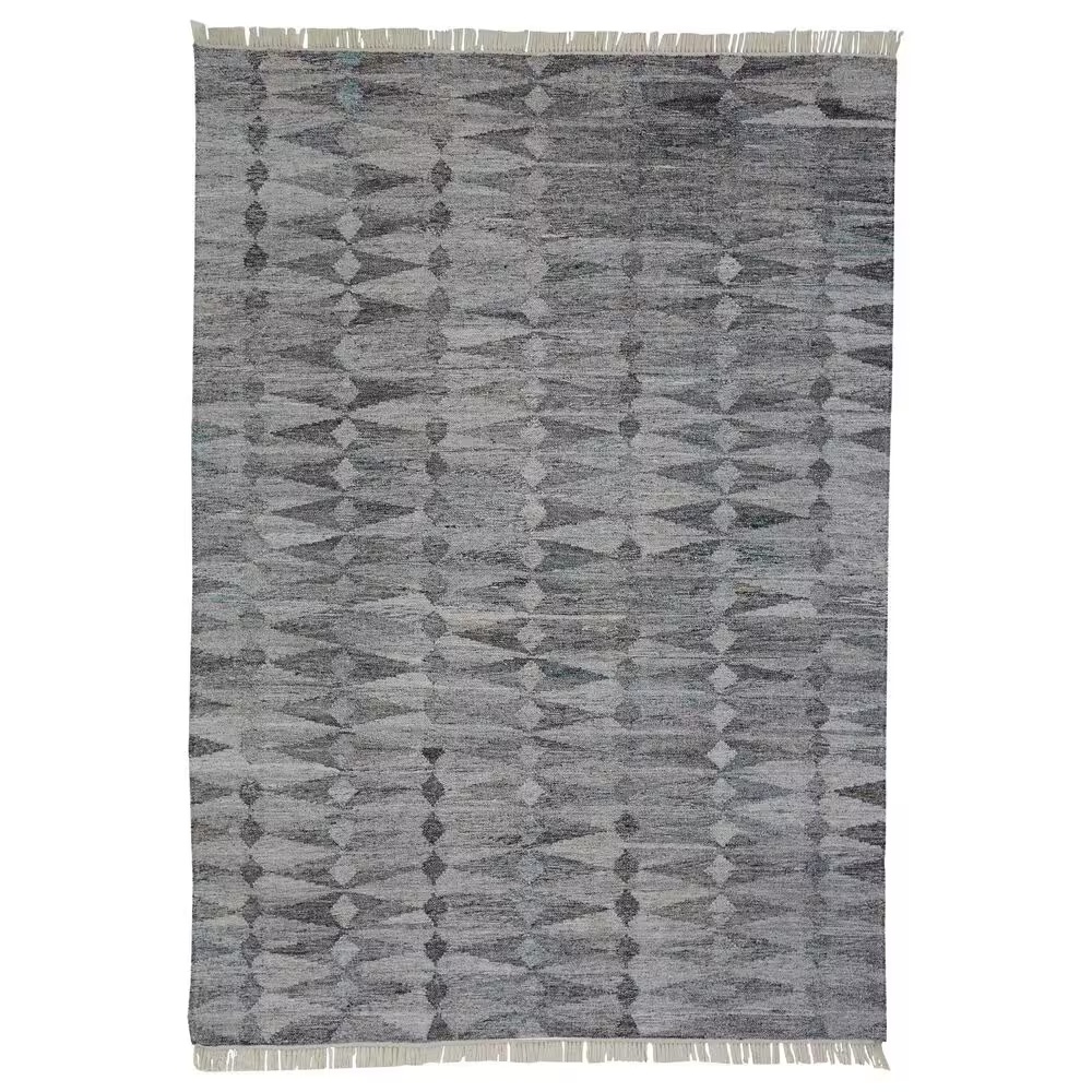 Feizy Beckett 0814F 3'6" x 5'6" Gray Area Performance Rug