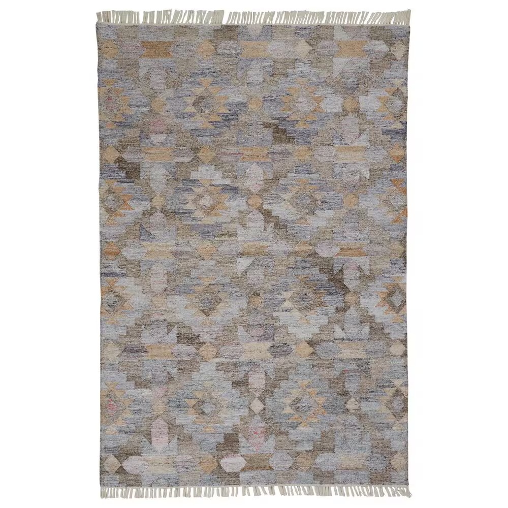 Feizy Beckett 3'6" x 5'6" Gray and Multicolor Area Performance Rug