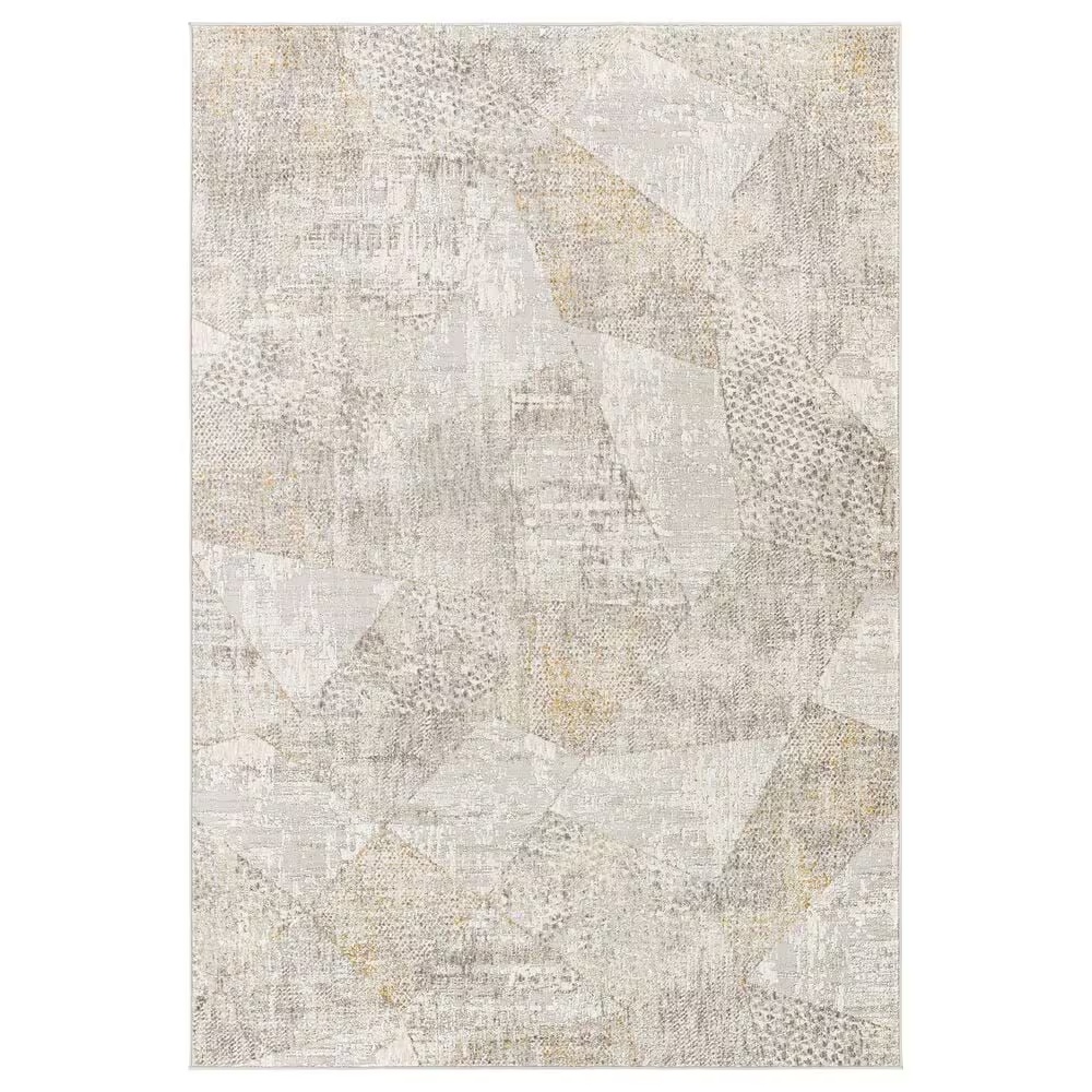 Surya Carmel 5' x 7'3" White, Ivory, Gray and Taupe Area Rug