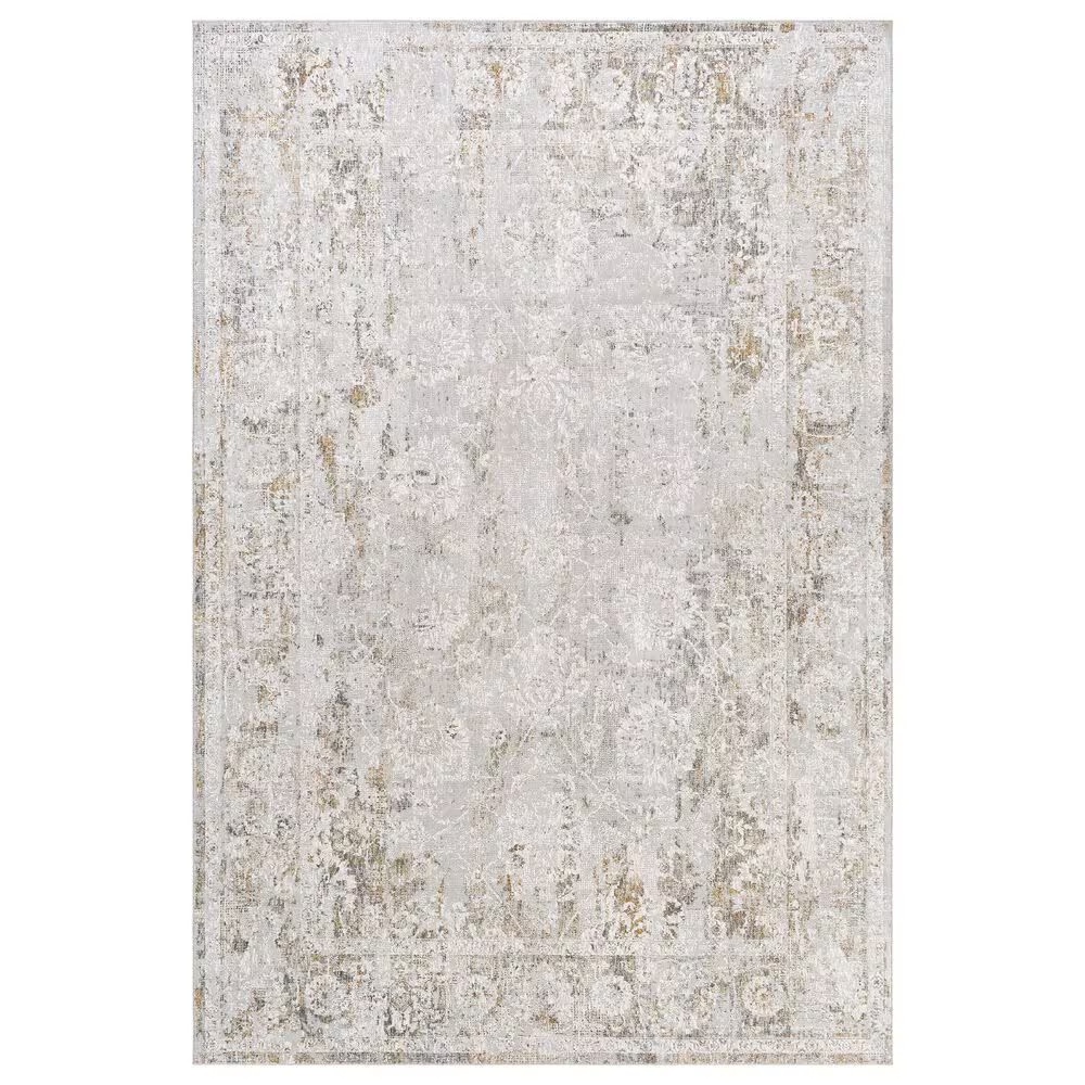 Surya Carmel 6'7" x 9'6" Camel, Mustard and Navy Area Rug