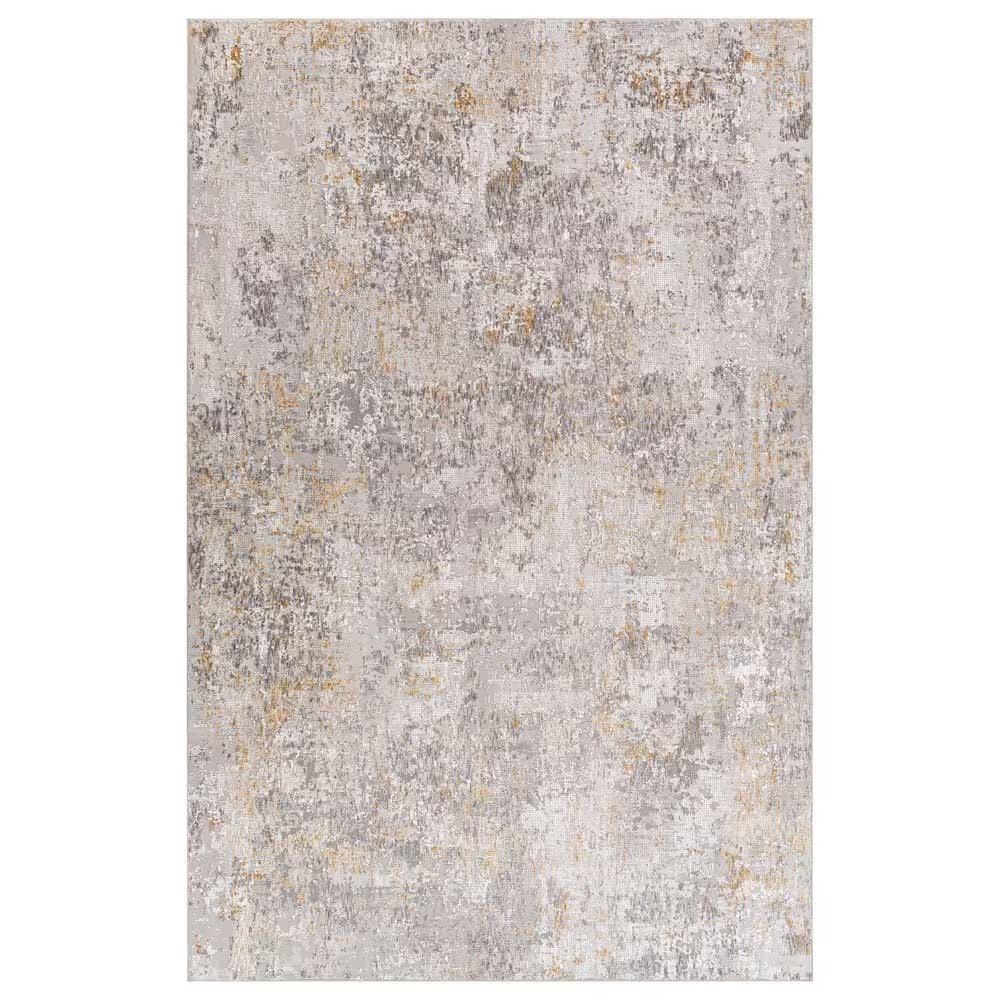 Surya Carmel 2' x 3' Taupe, White, Gray, Mustard and Camel Area Rug