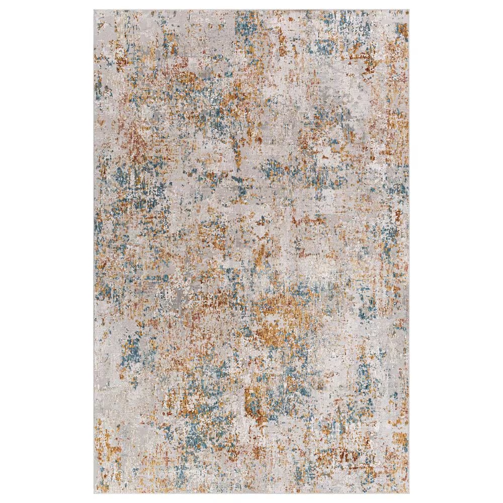 Surya Carmel 2'7" x 4' Medium Gray and Taupe Area Rug