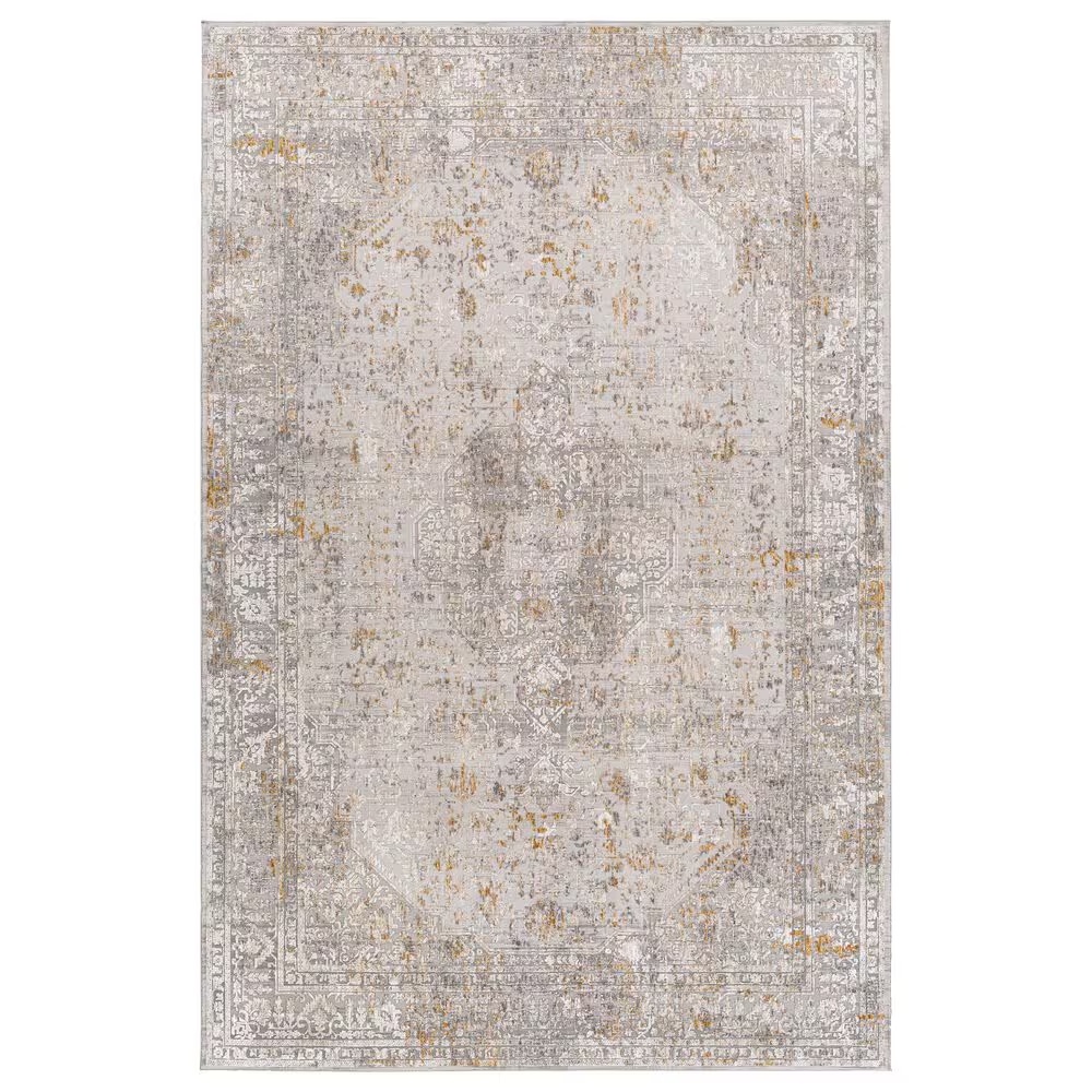 Surya Carmel 12' x 15' Medium Gray and Taupe Area Rug