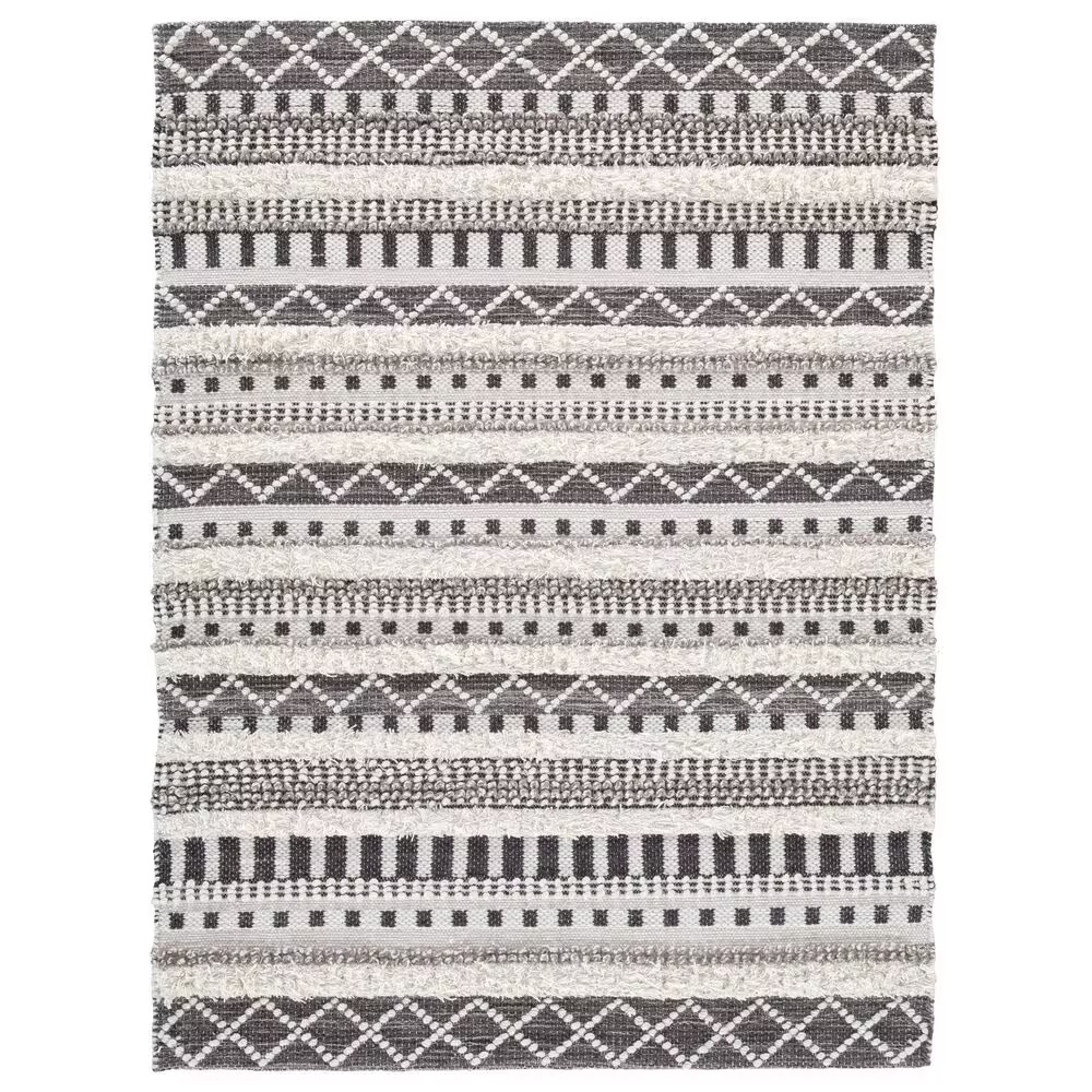 Ashley Karalee8' x 10' Ivory and Brown Area Rug