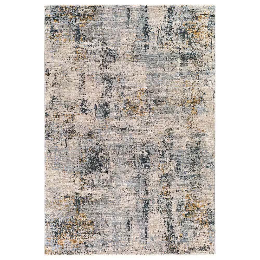 Surya Laila 5' x 7'6" Teal, Saffron, Sage, Gray and Cream Area Rug