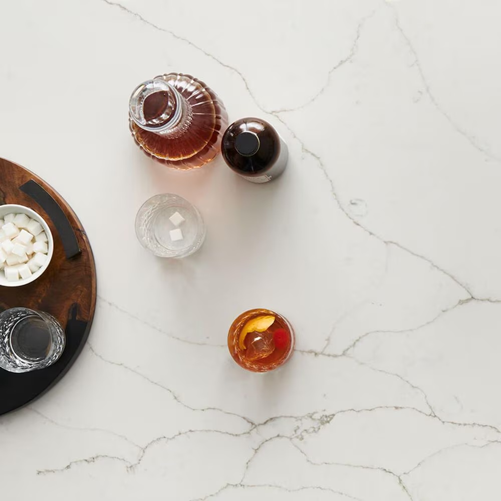 NFM Custom Countertops Calacatta Prado 3cm Quartz Countertop