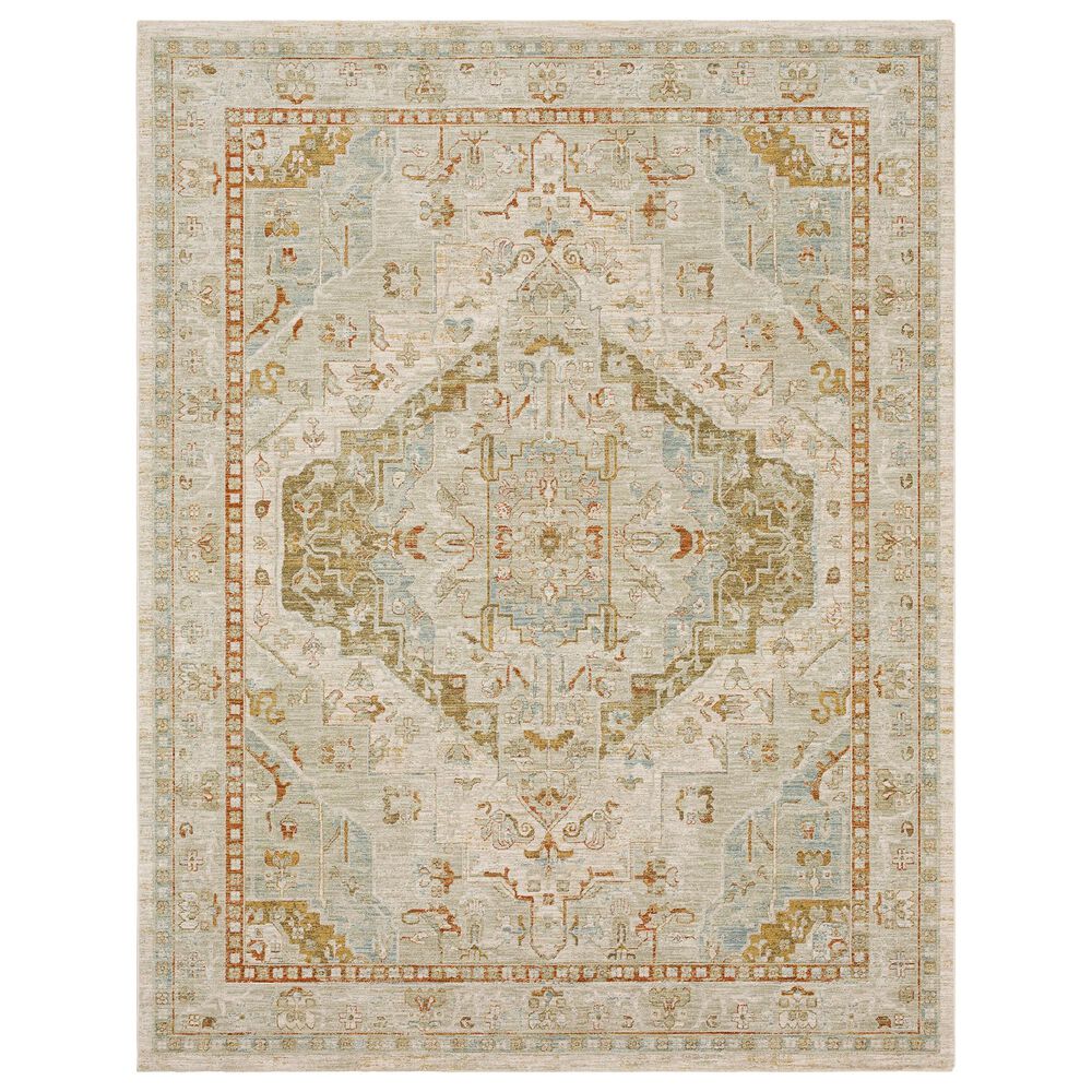 Karastan Adalia 7'8" x 10'3" Cream Area Rug